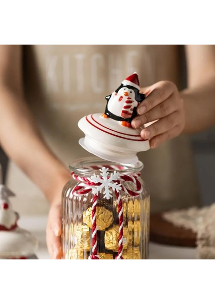 Tilki Büyük Stil Avrupa Tarzı Noel Mühürlü Cam Şeker Kavanoz Ev Depolama Kavanoz Kurutulmuş Meyve Kavanoz Roma Şekerlik Yurt Aperatif Kavanoz Mühürlü Kavanoz (Yurt Dışından) indirimleri