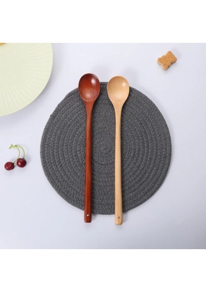 No.1 Tarzı Japon Tarzı Uzun Saplı Tahta Kaşık Doğal Katı Büyük Ahşap Çorba Kaşığı Çay Kaşığı Sofra Lapası Tatlı Karıştırma Kaşığı (Yurt Dışından) indirimleri