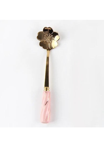 No.3 Tarzı 12 cm Paslanmaz Çelik Mini Sakura Gül Çiçek Kaşık Kahve Çay Tatlı Içecek Karıştırma Milkshake Kaşık Sofra Mutfak Tedarik (Yurt Dışından)