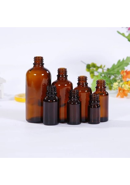 Stili Temizle 20ML ml Amber Cam Sıvı Reaktif Pipet Şişesi Damlalık Damla Aromaterapi Saklama Kavanoz Şişeleri (Yurt Dışından)