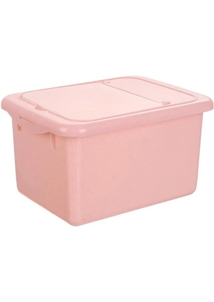 Mavi Stil 10KG Iskandinav Plastik Tahıl Dağıtıcı Saklama Kutusu Mutfak Gıda Pirinç Tahıl Konteyner Organizatör Tahıl Saklama Kutuları Konteyner Kavanozları (Yurt Dışından)