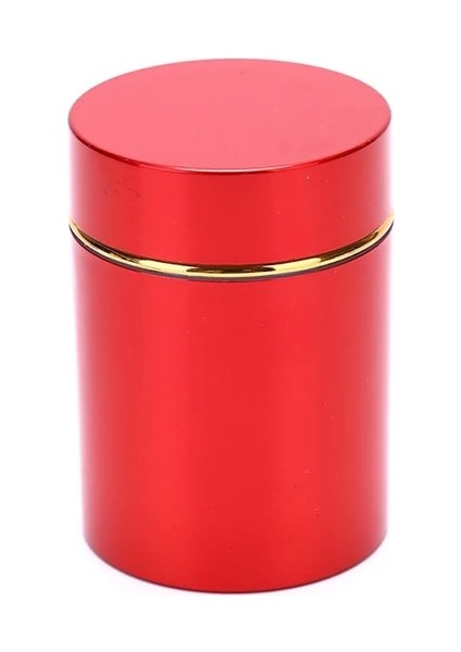 Kırmızı Stil ml Hava Geçirmez Koku Geçirmez Konteyner Alüminyum Bitki Stash Metal Mühürlü Can Çay Kavanozları Kutuları Taşınabilir Saklama Kabı (Yurt Dışından)