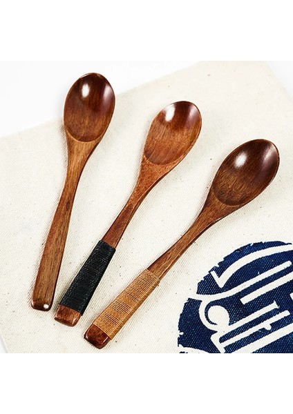 B Tarzı 1 Adet Uzun Kaşık Ahşap Japonkore Tarzı 27X5CM Doğal Ahşap Uzun Saplı Yuvarlak Kaşık Çorba Pişirme Için Karıştırma Karıştırma (Yurt Dışından)