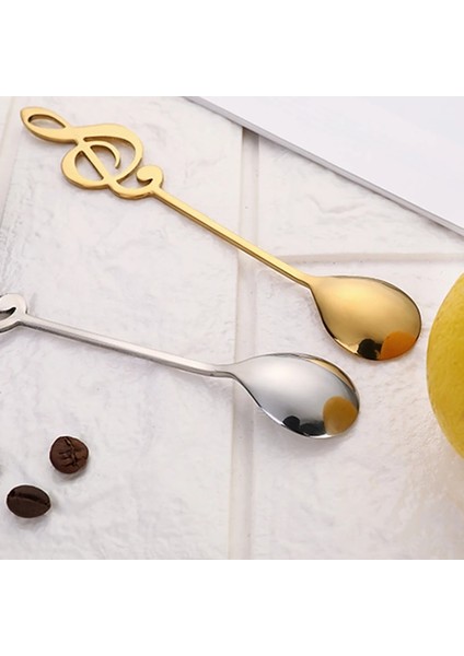 No.4 Tarzı 1 Adet Kahve Kaşığı Çatal Seti Paslanmaz Çelik Retro Müzik Notudondurma Kaşığı Kepçe Yaratıcı Kaşık Çay Kaşığı Moda Sofra Takımı (Yurt Dışından) modelleri