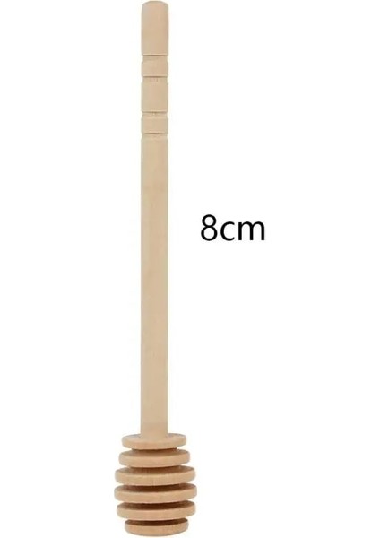 S 8cm Tarzı 1 Adet Yüksek Li Bal Karıştırma Çubuğu Karıştırma Kolu Kavanoz Kaşık Pratik Ahşap Kepçe Bal Uzun Sopa Malzemeleri Bal Mutfak Gereçleri (Yurt Dışından)