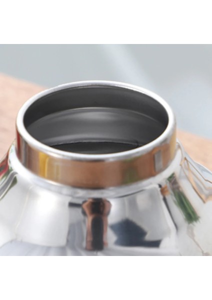 250ML Gümüş Sızdırmaz Mutfak Pişirme Paslanmaz Çelik Ev Cruet Büyük Kapasiteli Sirke Konteyner Yağ Dağıtıcı Baharat (Yurt Dışından)