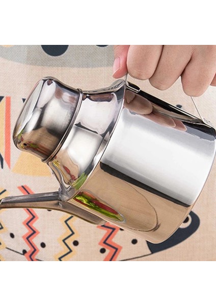 250ML Gümüş Sızdırmaz Mutfak Pişirme Paslanmaz Çelik Ev Cruet Büyük Kapasiteli Sirke Konteyner Yağ Dağıtıcı Baharat (Yurt Dışından)