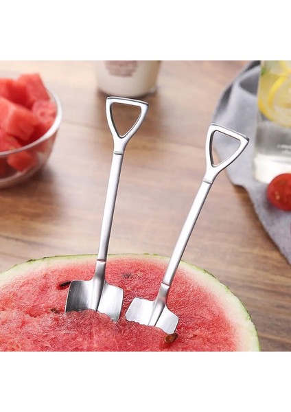 Gümüş Tarzı Of Kaşık Çatal Seti Paslanmaz Çelik Retro Demir Kürek Dondurma Kaşığı Kaşık Yaratıcı Kaşık Çay Kaşığı Moda Sofra Takımı (Yurt Dışından) fırsatları