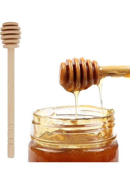 8cm Tarzı 1 Bilgisayar M Uzun Saplı Ahşap Bal Karıştırma Çubuğu Pratik Bal Karıştırma Çubuğu Kavanoz Kaşık Kahve Süt Çay Mutfak Aksesuarları Için Malzemeleri (Yurt Dışından)