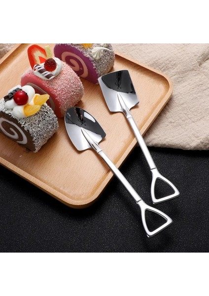 4 Adet Altın Tarzı Ovel Kaşık Çatal Kürek Kahve Kaşığı Çay Kaşığı Kürek Sapı Tatlı Kaşığı Dondurma Kaşığı Kürek Şekli Çatal Meyve Çatalı (Yurt Dışından) fiyatları