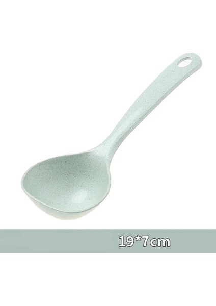 Küçük Yeşil Stil 1 Adet Yemek Kaşığı Buğday Sapı Kaşık Sağlıklı Çevre Koruma Kaşığı Ev Mutfak Gereçleri Kaşık (Yurt Dışından)