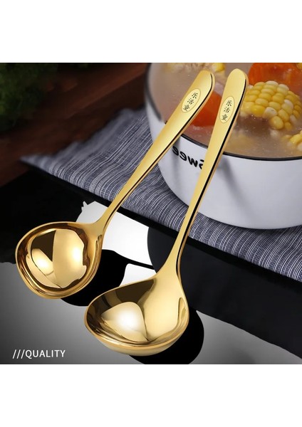 Sb2 Stili Paslanmaz Çelik Çorba Kaşığı Uzun Saplı Ev Içecek Yuvarlak Çorba Kaşığı Işık Lüks Otel Restoran Halka Açık Kaşık Sıcak Satış (Yurt Dışından) fiyatları