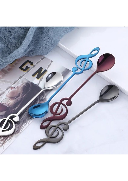 No.1 Tarzı 1 Bilgisayar 7 Renk Çay Kahve Kaşığı Kaşık Uzun Saplı Tatlı Paslanmaz Çelik Eski Çay Kaşığı Içecek Sofra Çiçek Tasarım Gadget'ı (Yurt Dışından) indirimleri