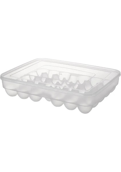 Stili Temizle 34 Izgara Plastik Yumurta Saklama Kutusu Taşınabilir Gıda Saklama Kabı Buzdolabı Yumurta Tepsisi Tutucu Kapaklı Konteyner Mutfak Gadget (Yurt Dışından)