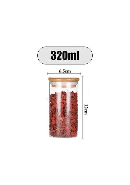 Y3 6.5X12CM Stili Hububat Konteynerleri Cam Kavanozlar Kapaklı Mühürlü Kutular Mutfak Gıda Saklama Şişeleri Masoe Kavanozları Saklama Bankaları Çay Kutusu (Yurt Dışından)