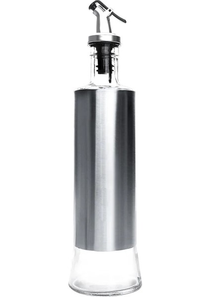 Etiket Stili Yok 300ML Mutfak Yağı Cam Şişe Depolama Kontrol Yağ Çıkışı Paslanmaz Çelik Sızdırmaz Baharat Pot Soya Sosu Sirke Kavanozları Şarap Kutuları (Yurt Dışından)