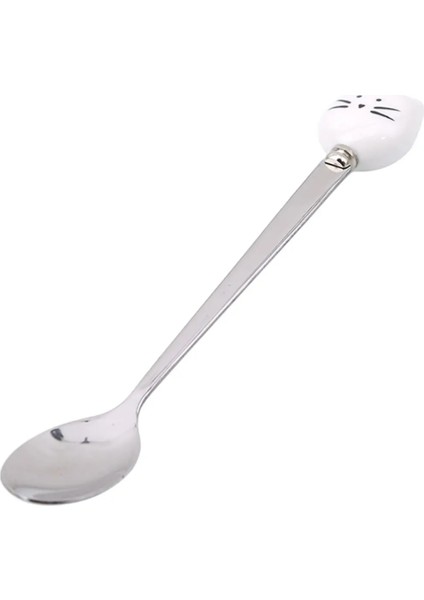 Seramik Kaşık W Stili Ute Paslanmaz Çelik Kedi Pençesi Kahve Kaşığı Meyve Tatlı Kaşığı Şeker Çay Kaşığı Kedi Pençesi Şekli Içecek Sofra Seramik (Yurt Dışından)