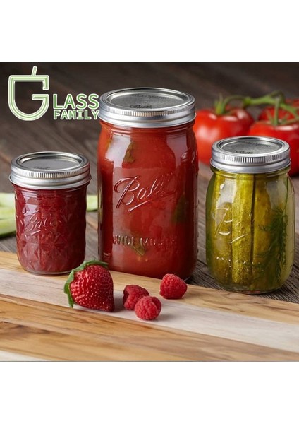 Geniş AĞIZ-750ML Stili Hava Geçirmez Kapaklı Gf Mason Kavanoz Konserve Için Cam Şeker Kabı Yemek Korumak Reçel Hazırlama Jöle Mutfak Saklama Kapları (Yurt Dışından)
