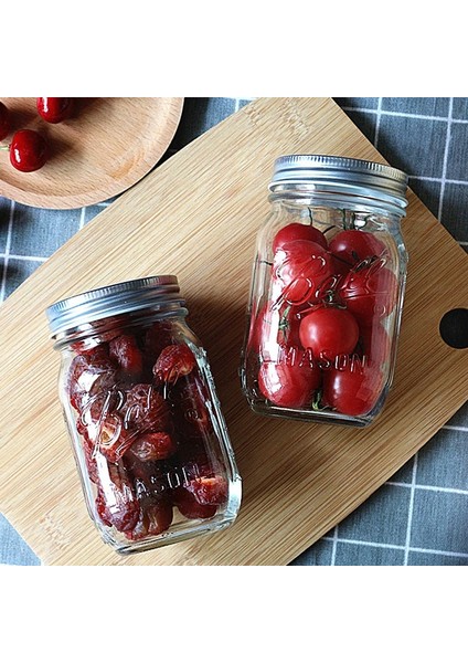 Geniş AĞIZ-750ML Stili Hava Geçirmez Kapaklı Gf Mason Kavanoz Konserve Için Cam Şeker Kabı Yemek Korumak Reçel Hazırlama Jöle Mutfak Saklama Kapları (Yurt Dışından)