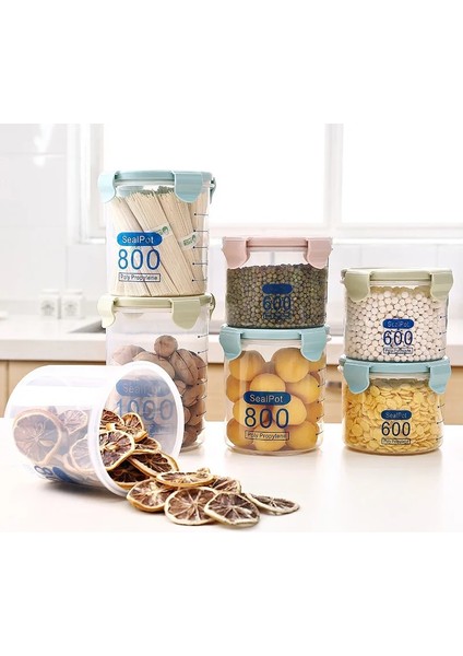 YEŞIL-1000ML Tarzı Saklama Kapları Üç Renk Mutfak Saklama Kutusu Sızdırmazlık Gıda Saklama Kabı Koruma Plastik Taze Pot Konteyner (Yurt Dışından) modelleri