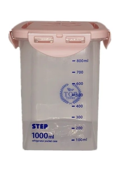 Pembe 650ML Stili Istiflenebilir Sızdırmaz Kap, Mutfak Gıda, Erişte Saklama Kutusu, Plastik Tahıl Tankı (Yurt Dışından) fiyatları