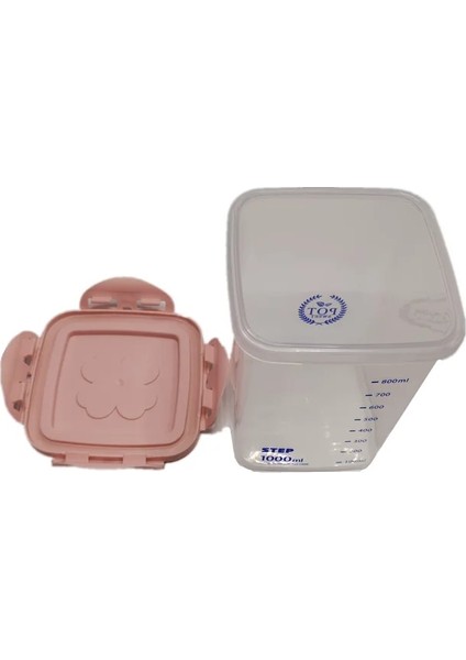 Pembe 650ML Stili Istiflenebilir Sızdırmaz Kap, Mutfak Gıda, Erişte Saklama Kutusu, Plastik Tahıl Tankı (Yurt Dışından) modelleri