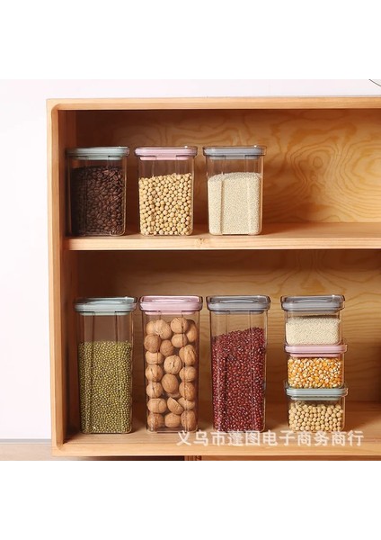 Pembe 460ML Stili 1 Parça Kavanozlar Gıda Saklama Kutusu Buzdolabı Plastik Tank Şeffaf Konteyner Kutuları Mutfak Şişeleri RR2107 (Yurt Dışından) fırsatları