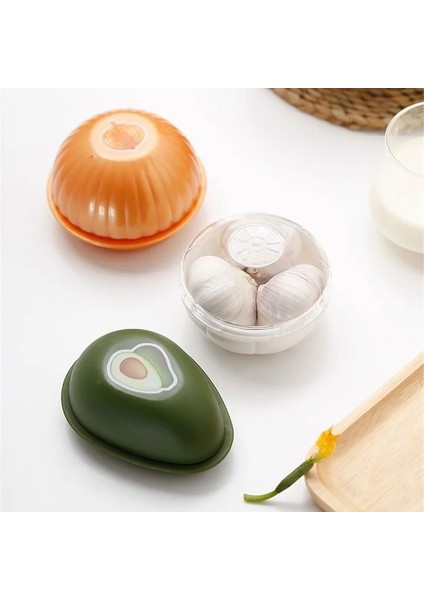 Sarımsak Tarzı Şirin Mutfak Yemekleri Sebzelik Sebze Yemek Kapları Sarımsak Soğan Limon Domates Şekilli Plastik Taze Saklama Kutusu Yeşil Biber (Yurt Dışından) fırsatları