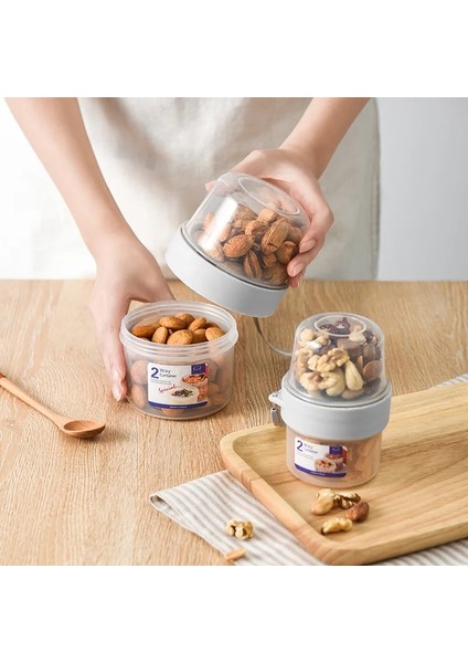 150 ve 150ML Stili Hareket Halinde Kahvaltı Bardaklar Tahıl ve Süt Kabı Hava Geçirmez Gıda Saklama Kutusu Mühürlü Şeffaf Sebzelik Fincan Tipi Gıda Saklama (Yurt Dışından) modelleri