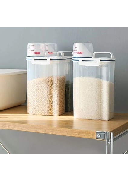 2.5l Beyaz Stil 5 Farklı Kapasiteli Plastik Mühürlü Kutular Mutfak Saklama Kutusu Şeffaf Gıda Teneke Kutu Taze Tutmak Yeni Temiz Konteyner (Yurt Dışından) fırsatları