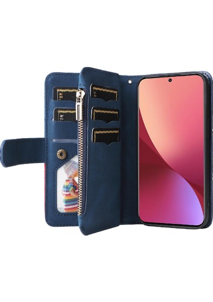 Xiaomi 12 5g Iki Renkli Dikiş Kickstand Koruyucu Fermuar (Yurt Dışından) fırsatları