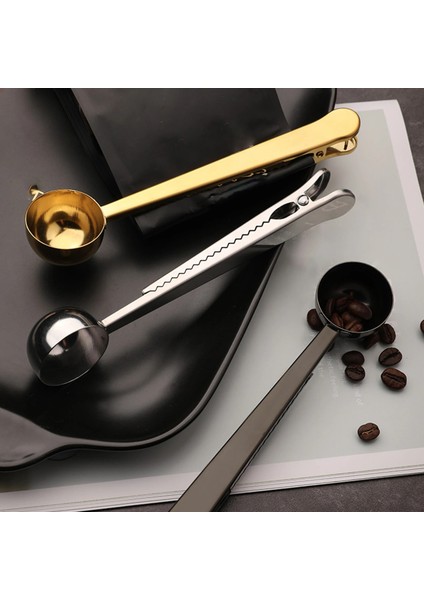 Gül Altın Tarzı Of Kaşık Sızdırmazlık Klipsi Paslanmaz Çelik Espresso Kahve Çekirdekleri Toz Kaşık Cafe Aksesuarları Mutfak Aletleri Ложка Для Кофе (Yurt Dışından) fırsatları