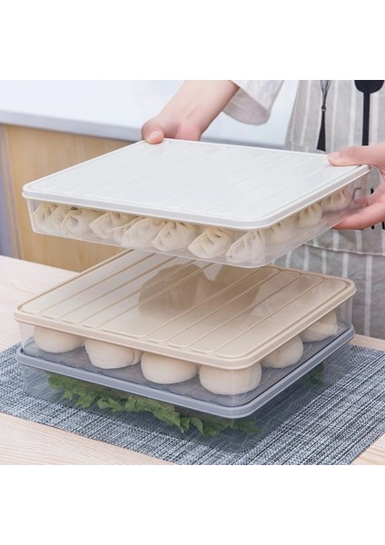 Gri 28X22X4.6CM Stili Gıda Saklama Kapları Dondurucu Konteyner Gıda Depolama Un Dondurma Kabı Tahıllar Için Pizza Mayalama Kutusu (Yurt Dışından) modelleri