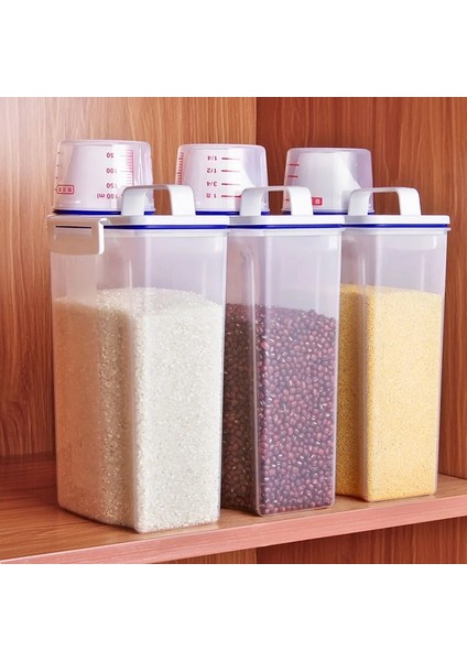 Beyaz Stil Saklama Kutusu Neme Dayanıklı Pirinç Silindir Unlu Mühürlü Varil Mutfak Kalın Plastik Kapak Böceklere Dayanıklı Pirinç Varil Pirinç Kutusu (Yurt Dışından) fiyatları