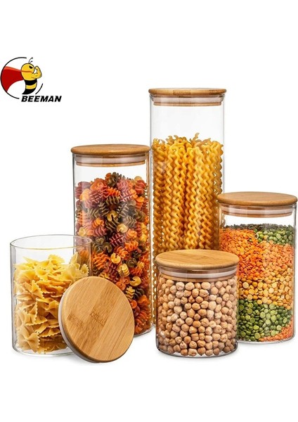 8.5X12CM Stili 2 Parça Baharatlar Için Mason Şeker Kavanozu Cam Şişeler Bambu Kapaklı Konteyner Cam Kavanoz Kapaklı Kurabiye Kavanozu Mutfak Kavanozları ve Kapakları (Yurt Dışından) fiyatları