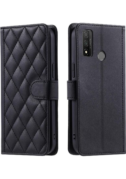 Telefon Kılıfı Için Huawei P Akıllı 2020 Kart Yuvaları Tutucu Manyetik Flip Folio (Yurt Dışından)