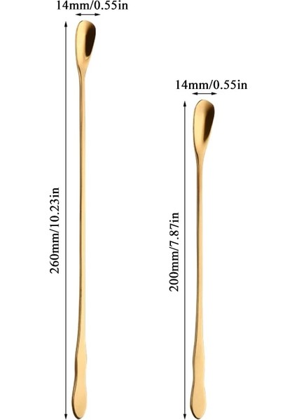 Gümüş Uzun Stil Yeni Tainless Çelik Kahve Kaşığı Uzun Saplı Renkli Kahve Kaşığı Tatlı Çay Kaşığı Mutfak Gadget Aracı Sofra Takımı (Yurt Dışından)