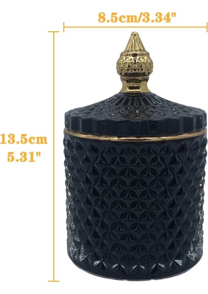 Xxb-Beyaz Tarzı Sanat Lüks Cam Saklama Kavanozu Aromaterapi Kapaklı Şişe Minimalist Ev Pamuklu Çubukla Mücevher Saklama Kutusu (Yurt Dışından) indirimleri