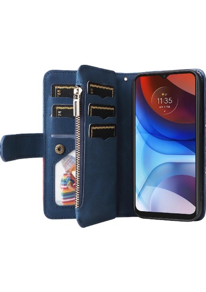 Motorola Moto E7 Güç Kart Yuvası Standı Kickstand Koruyucu (Yurt Dışından)