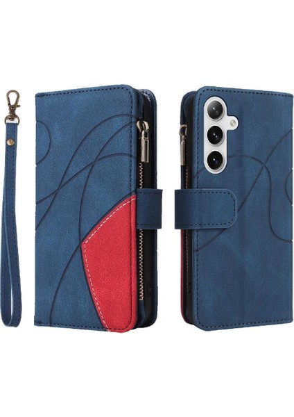 Samsung Galaxy S24 Artı Kart Yuvası Standı Iki Renkli Dikiş (Yurt Dışından)