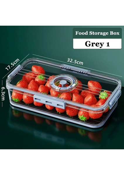 Gri 1 Stil Joybos Pet Buzdolabı Gıda Saklama Kapları Mutfak Ayrı Dondurucu Mühür Kutusu Sebze Meyve Et Taze Kutusu Organizatör (Yurt Dışından)