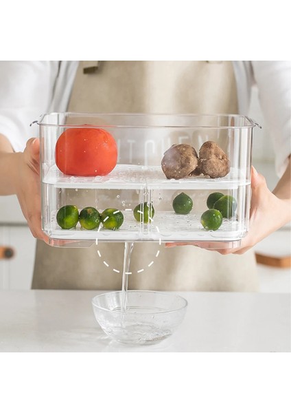 Tek Katmanlı-M 1.7l Stili Pet Buzdolabı Gıda Saklama Kapları Kapaklı Mutfak Ayrı Dondurucu Mühür Kutusu Sebze Meyve Et Taze Kutu Organizatör (Yurt Dışından) fırsatları