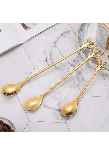 S Tarzı 18.5cm Kahve Meyve Kaşığı Tatlı Kaşığı Karıştırma Kaşığı Çay Kaşığı Sofra Takımı Mutfak Gereçleri Pişirme Aleti Yemek Takımı (Yurt Dışından) modelleri