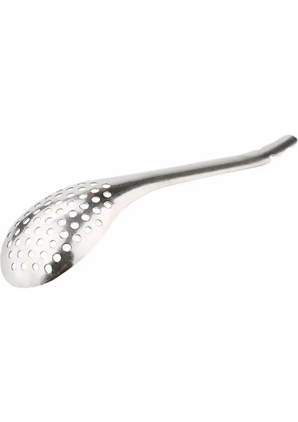 Gümüş Tarzı Paslanmaz Çelik Yaratıcı Küresel Kaşık Havyar Yumurta Sarısı Kevgir Oluklu Kaşık Filtre Bar Pişirme Aletleri Mutfak Gereçleri (Yurt Dışından)