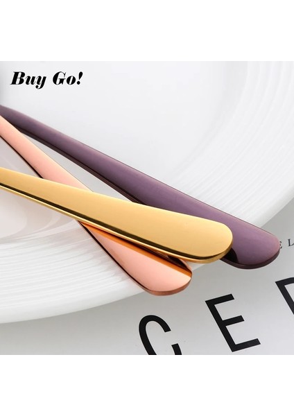 Gül Altın-1 Adet Tarzı 1 Adet Mini Çay Kaşığı Paslanmaz Çelik Çatal Seti Benzersiz Gökkuşağı Tatlı Kaşığı Altın Çay Kaşığı Küçük Kahve Kaşığı Kaşık (Yurt Dışından) fırsatları