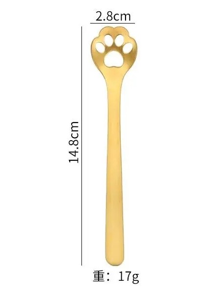 Kedi 04 Stili M Beden Paslanmaz Çelik Gitar Şekilli Aşk Kahve Kaşığı Çay Kaşığı Çocuk Kaşığı Yeni Güzel 7 Renk Kahve Çay Kullanımı Mutfak Kaşığı (Yurt Dışından)