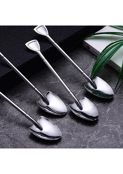 Gümüş Tarzı Ovel Kaşık Paslanmaz Çelik Çay Kaşıkları Yaratıcı Çay Kahve Kaşığı Dondurma Tatlı Kaşığı Sofra Çatal Bıçak Seti (Yurt Dışından) modelleri