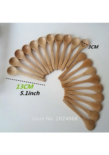 Gösterilen Stil Gibi M Beden Et Ahşap Bal Kaşığı Çevre Dostu Ev Sofra Takımı Bambu Mutfak Çeşni Kaşığı Kahve Kaşığı Tatlı Kaşığı Çay Kaşığı (Yurt Dışından)