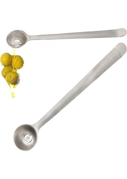 Drenaj Delikli Paslanmaz Çelik Zeytin Kaşığı Reçel Oluklu Kaşık Kavanoz Servis Araçları (Yurt Dışından) fırsatları