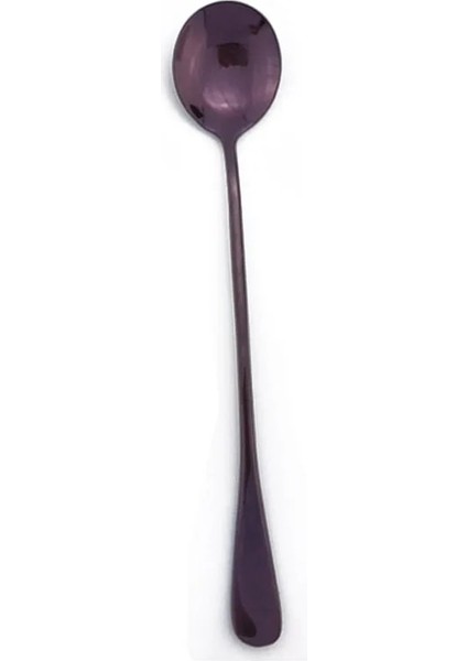Mor Tarzı Yeni Renkli Buz Kaşığı Kahve Kaşığı Çay Cafe Kepçe Uzun Saplı Kaşık Yemek Takımı Sofra Takımı Kahve Içme Araçları Mutfak 1 Adet (Yurt Dışından)